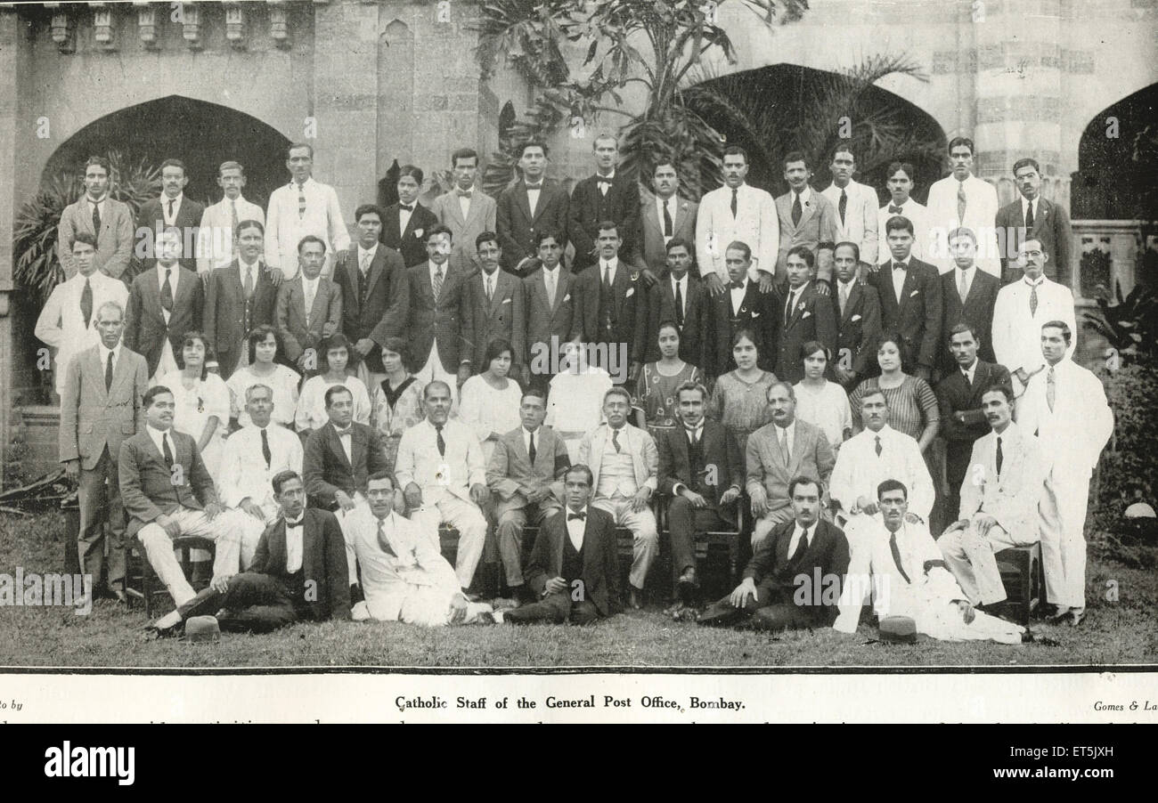 Catholique de la communauté catholique du personnel du bureau de Poste Général ; Bombay Mumbai Maharashtra ; Inde ; Banque D'Images