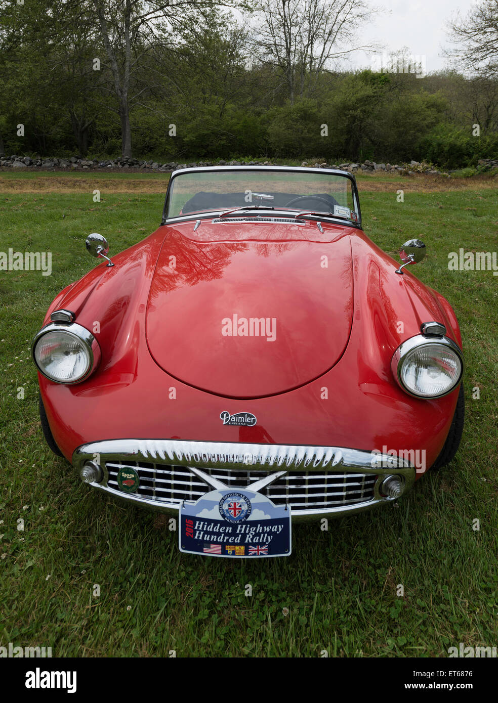 Autos à une exposition de voiture Banque D'Images