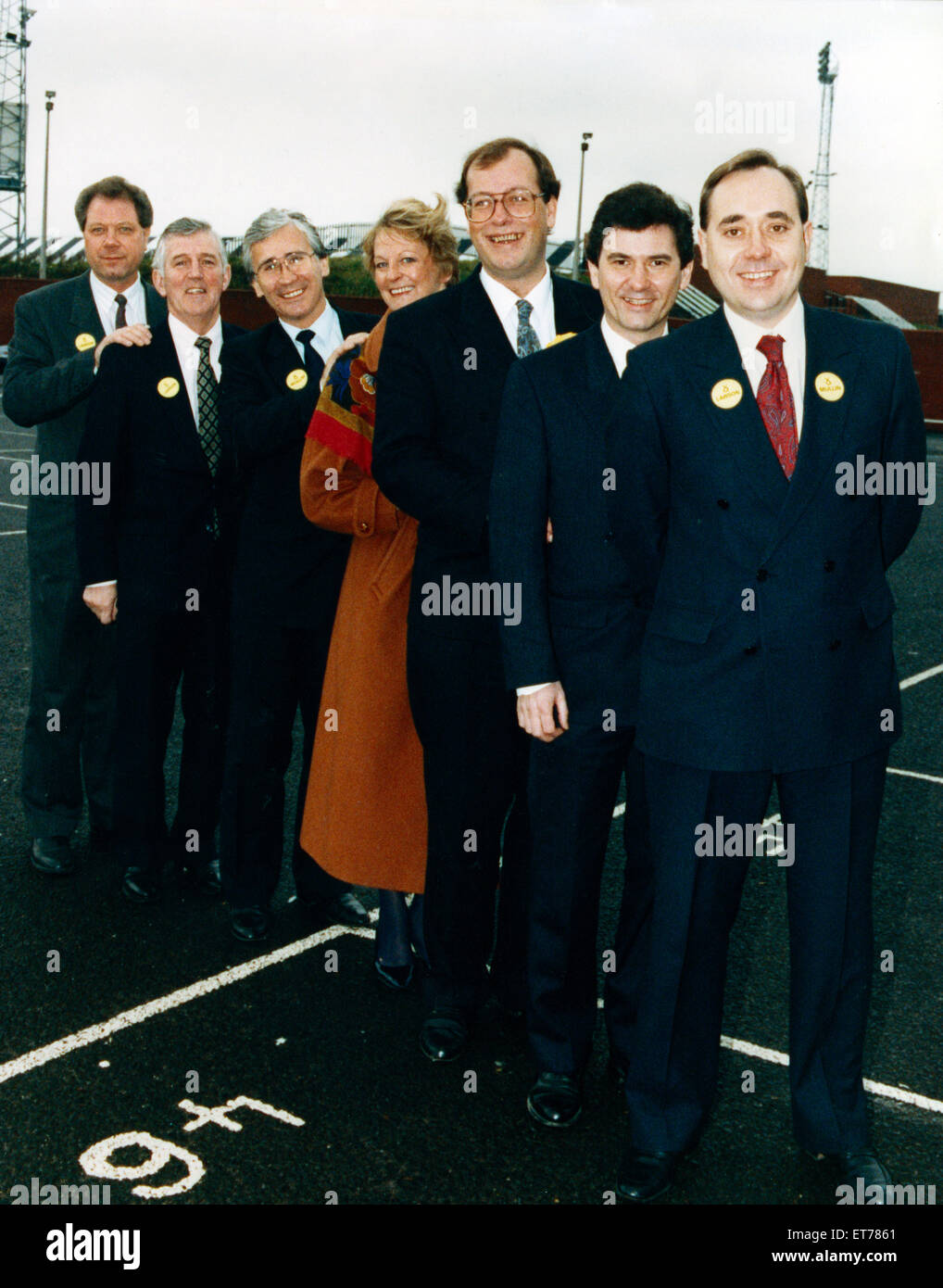 Alex Salmond, circa 1990. Banque D'Images