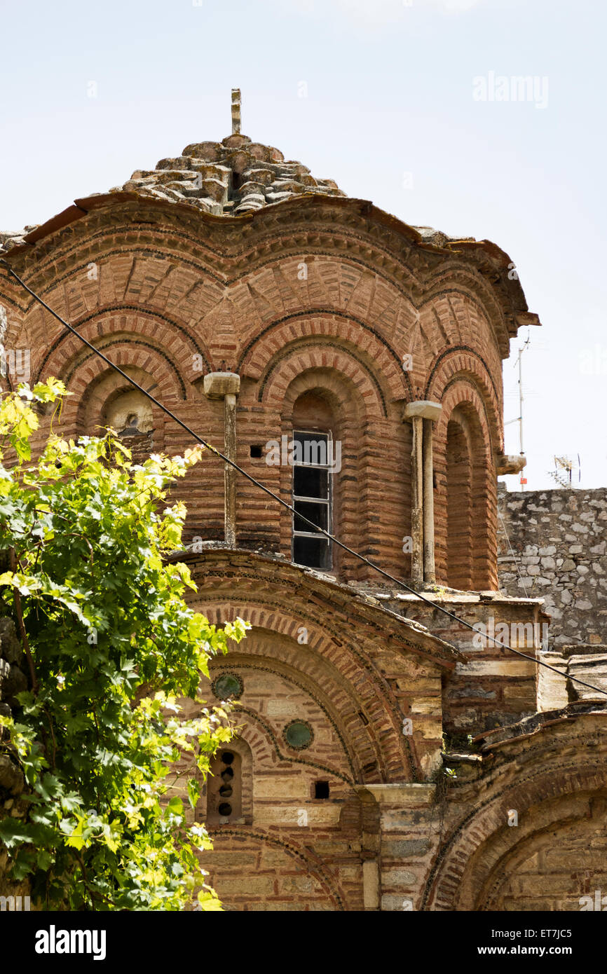 L'église byzantine d'Agioi Apostoloi, au village de Pyrgi, Chios, Grèce Banque D'Images