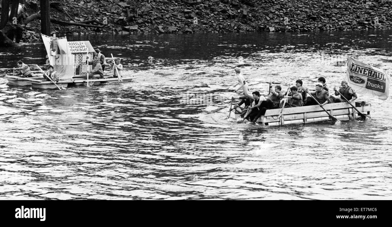 Stockton régate, 16 mai 1987. Banque D'Images