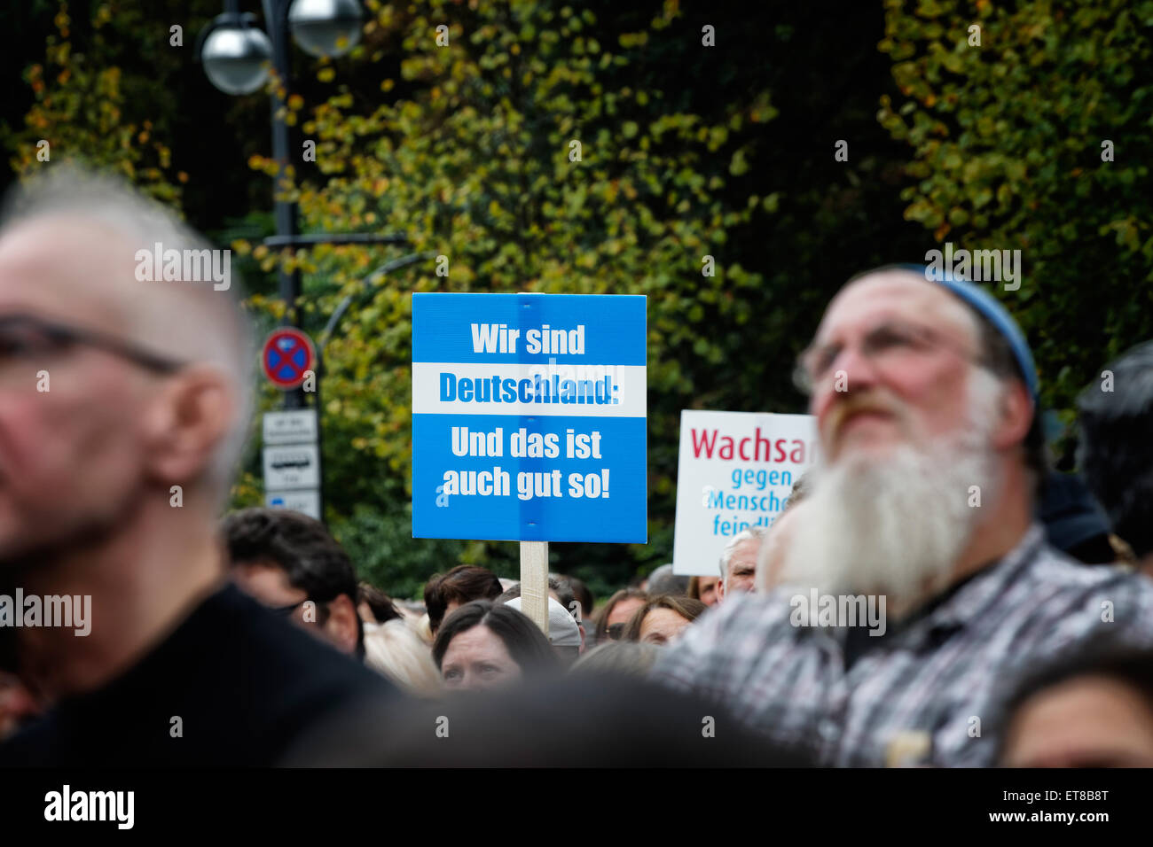 Berlin, Allemagne, de protestation Judéophobie plus jamais Banque D'Images