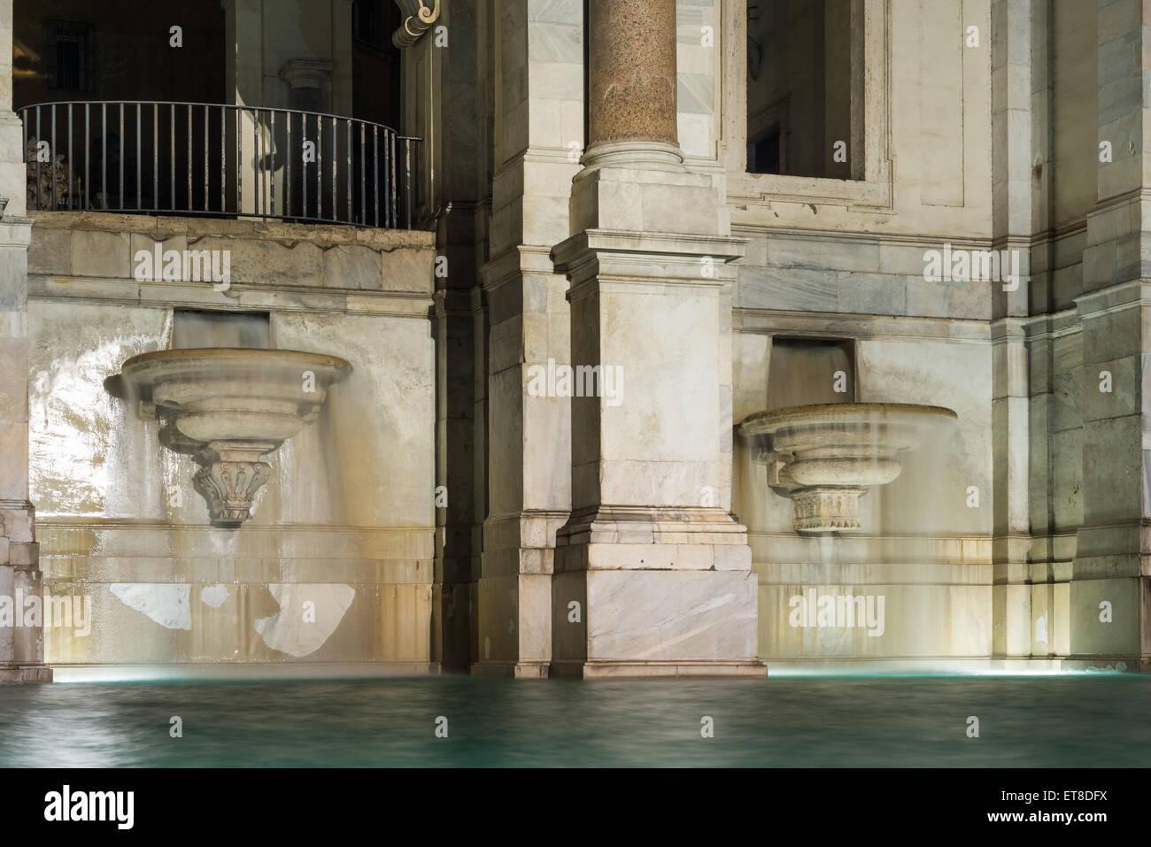 Particulier de la fontaine à Rome, Italie appelé acqua paola Banque D'Images