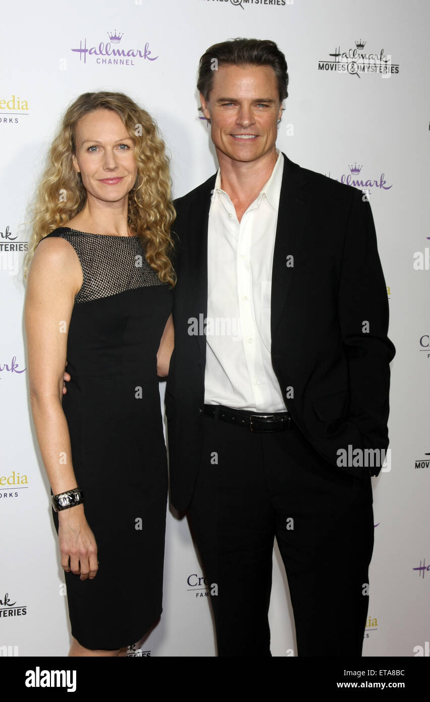 Marque TCA Hiver 2015 Partie comprend : Becky Southwell, Dylan Neal Où : Pasadena, California, United States Quand : 09 Jan 2015 Credit : Nicky Nelson/WENN.com Banque D'Images