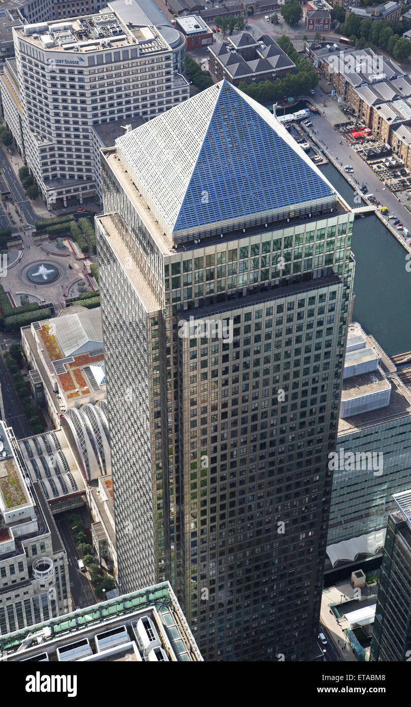 One Canada Square, Canary Wharf, Londres E14 Banque D'Images
