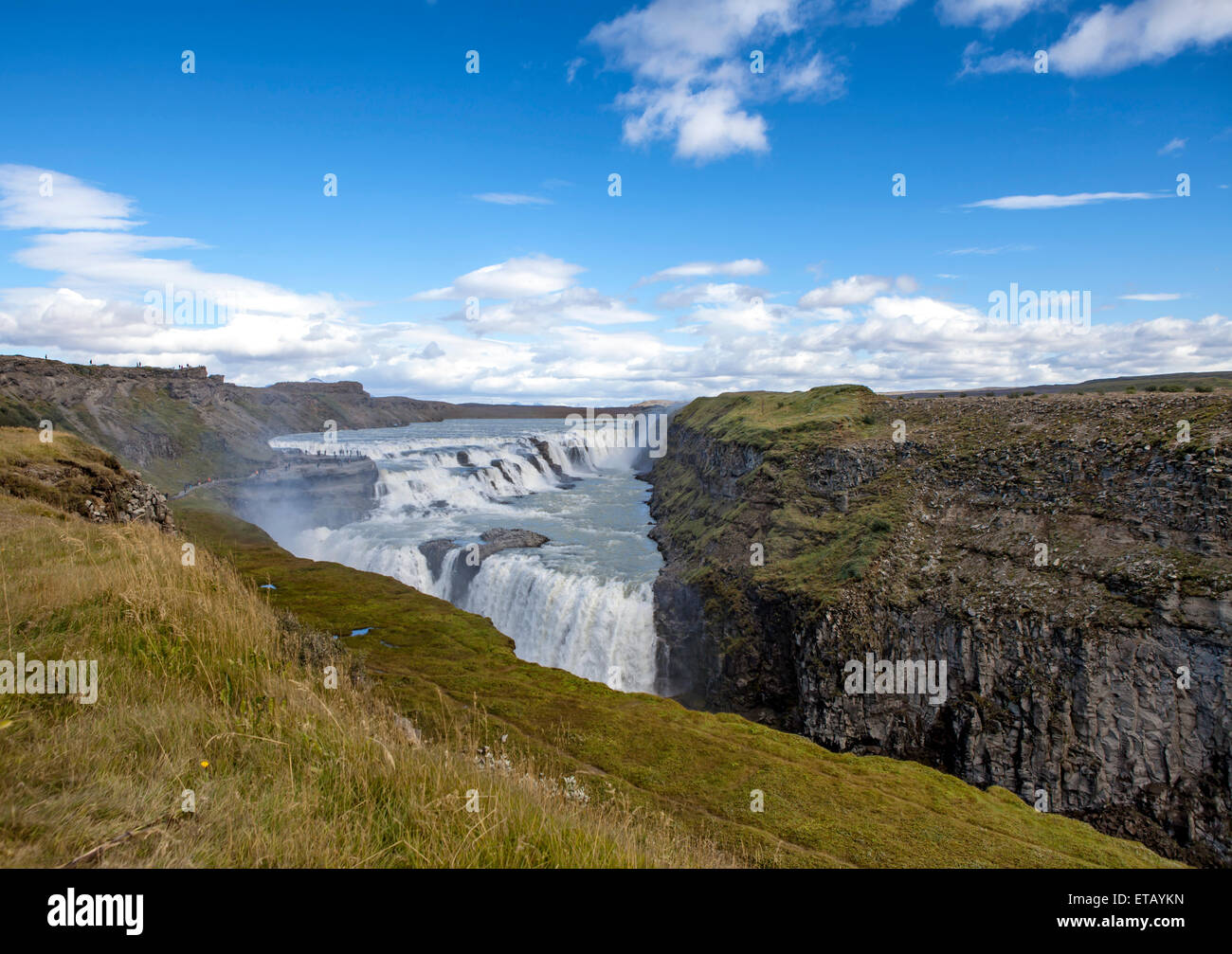 Le Parc National de Thingvellir, Gullfoss, près de Reykjavik en Islande Banque D'Images
