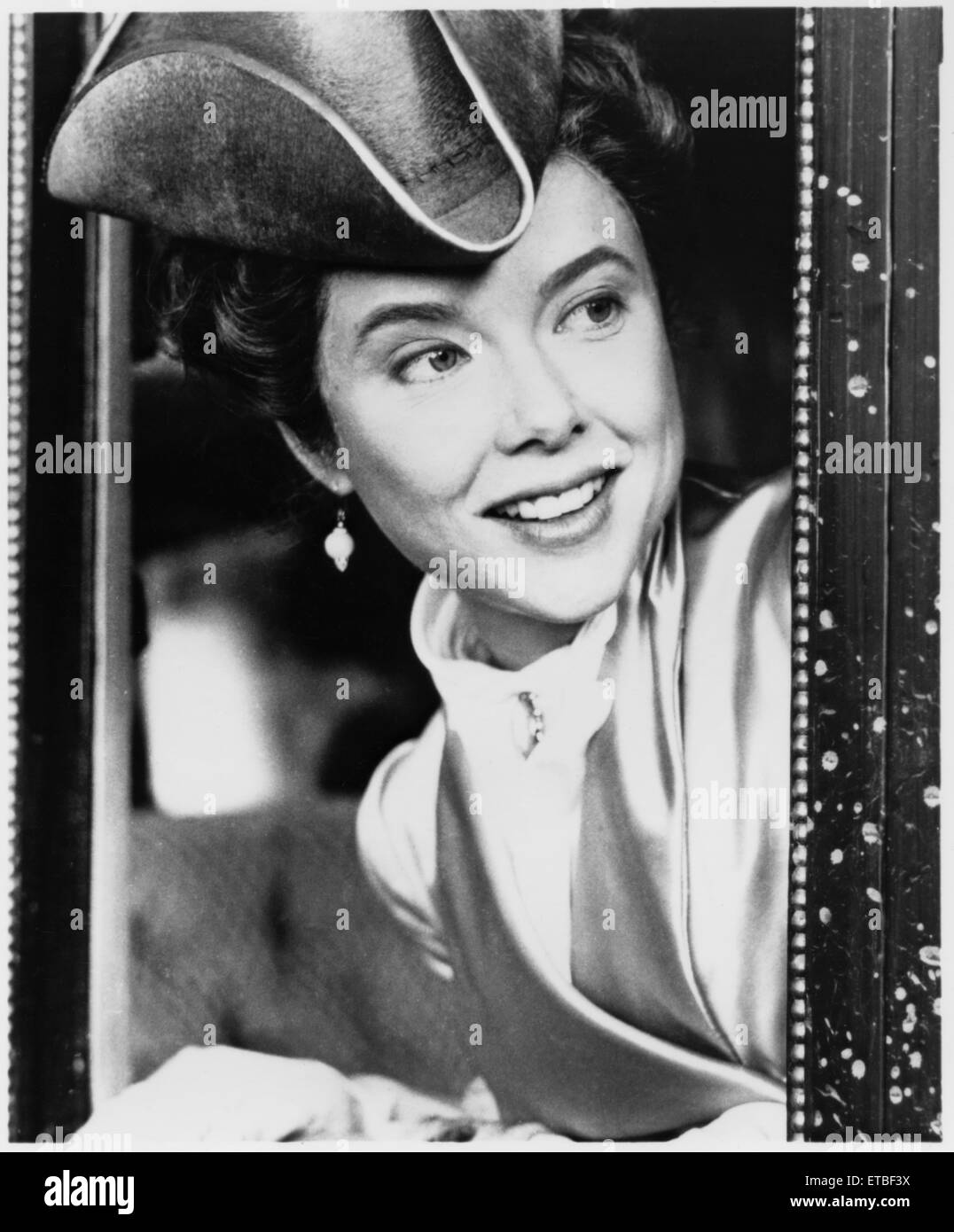 Annette Bening, sur-ensemble du film "Valmont", 1989 Banque D'Images