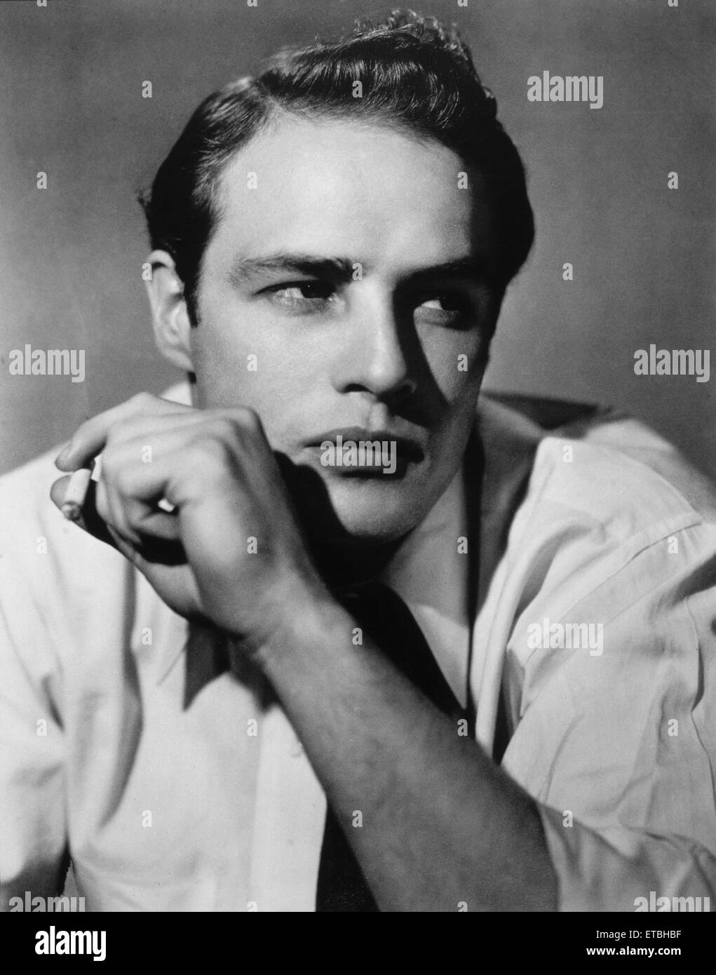 L'acteur Marlon Brando, Portrait, vers 1950 Banque D'Images