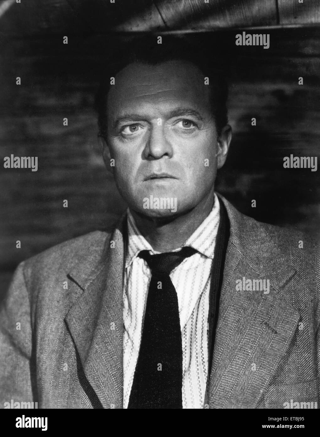 Van Heflin, sur-ensemble du film '5', 1960 Femmes de marque Banque D'Images