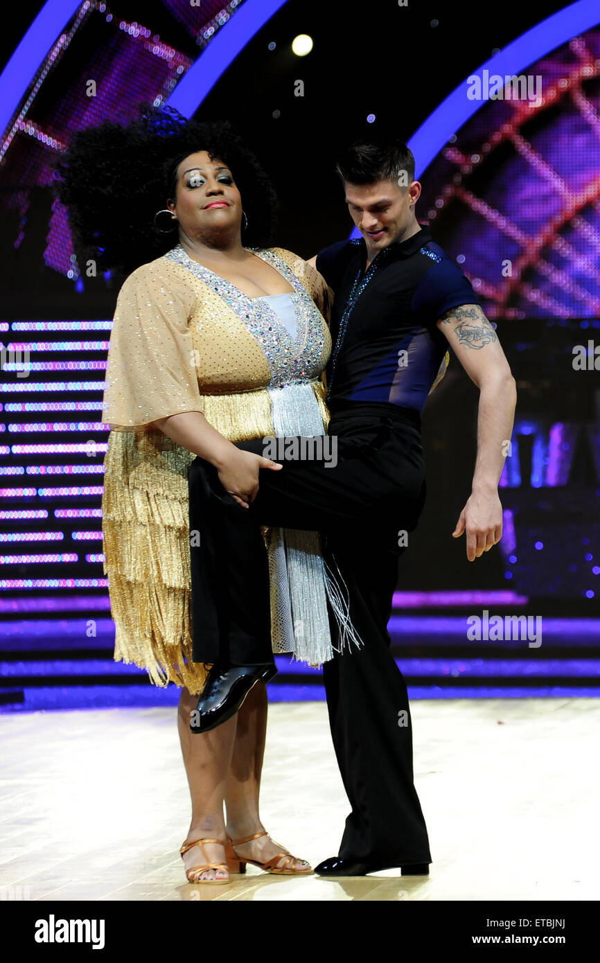 *Strictement 'Come Dancing' Live Tour - Photocall avec : Alison Hammond, Aljaz Skorjanec Où : Birmingham, Royaume-Uni Quand : 15 Jan 2015 Crédit : Anthony Stanley/WENN.com Banque D'Images
