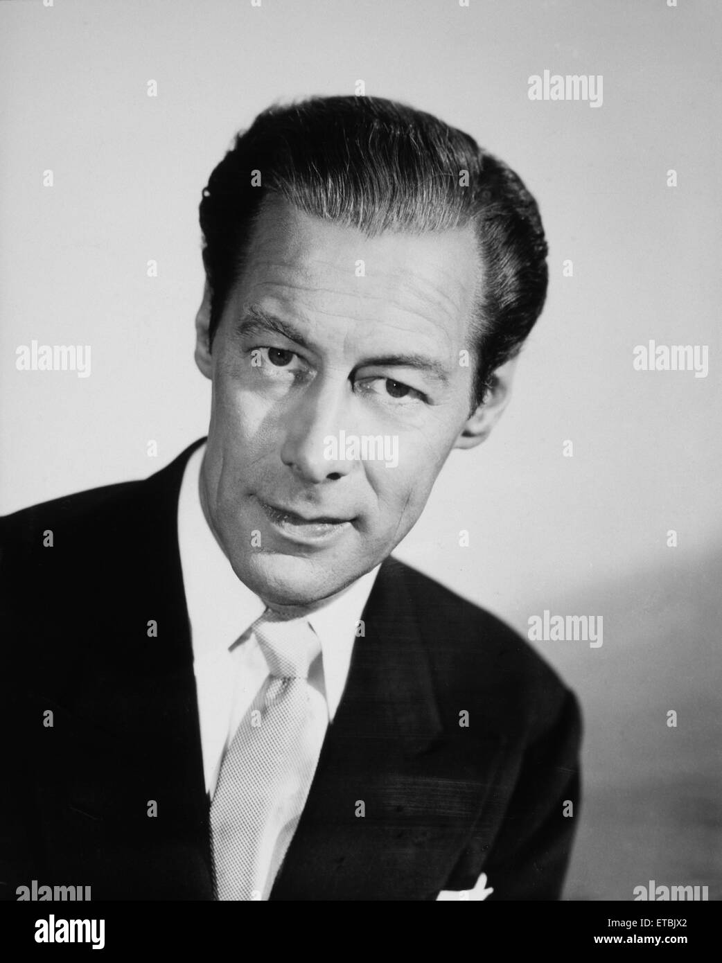 Rex Harrison, acteur Portrait, 1952 Banque D'Images