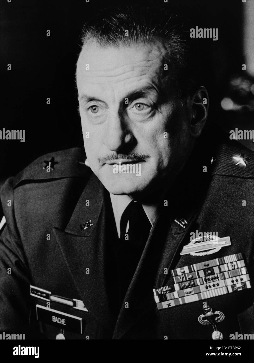 George C. Scott, sur-ensemble du film 'pre', 1981 Banque D'Images