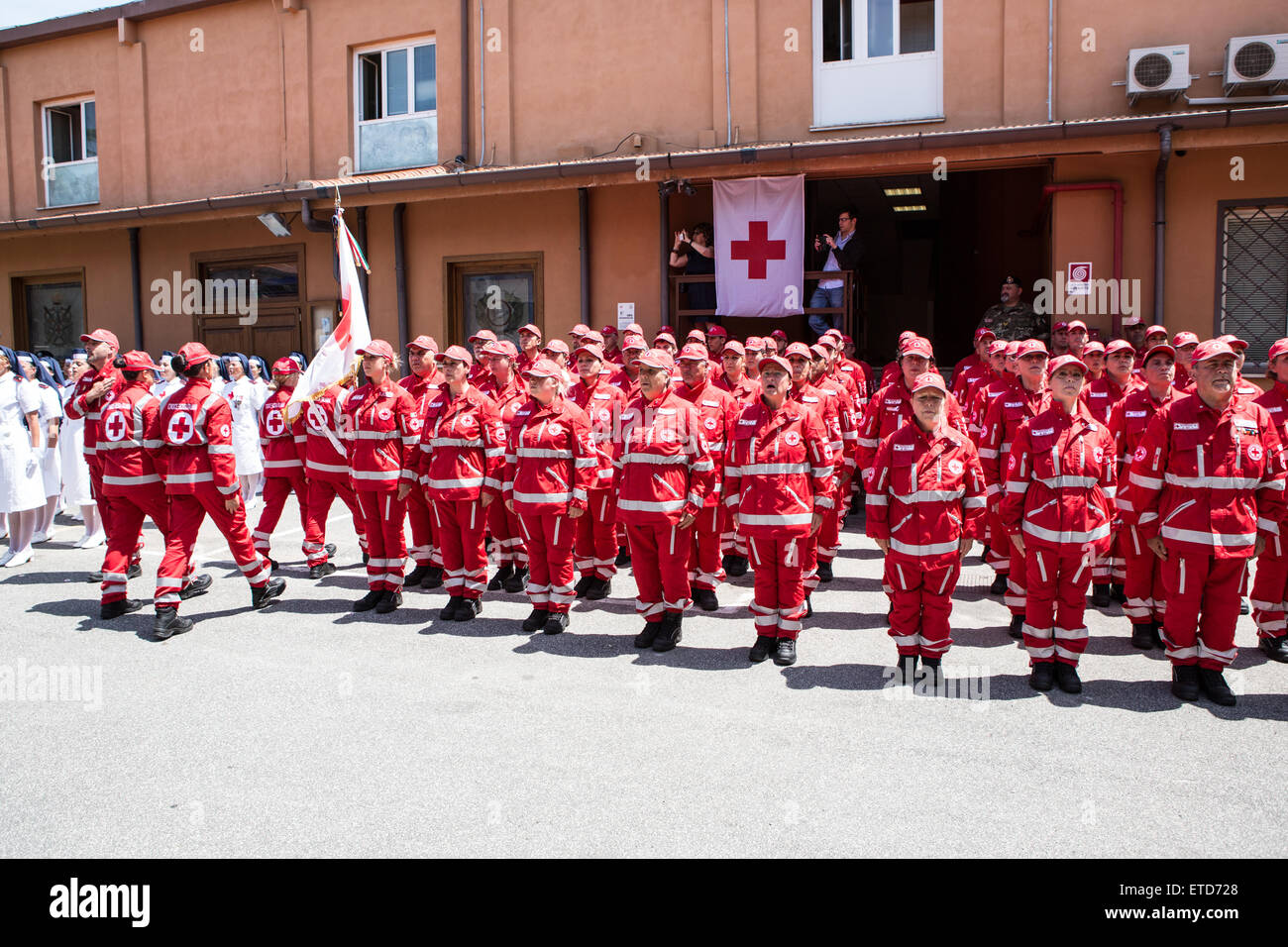 Défilé militaire pour la fête de la République italienne Banque D'Images