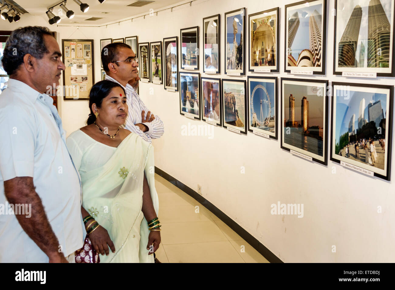 Mumbai Inde,Indien asiatique,fort Mumbai,Kala Ghoda,Jehangir Art Gallery,photographie contemporaine,par Sangita Joshi,adulte femme femme femme femme,m Banque D'Images