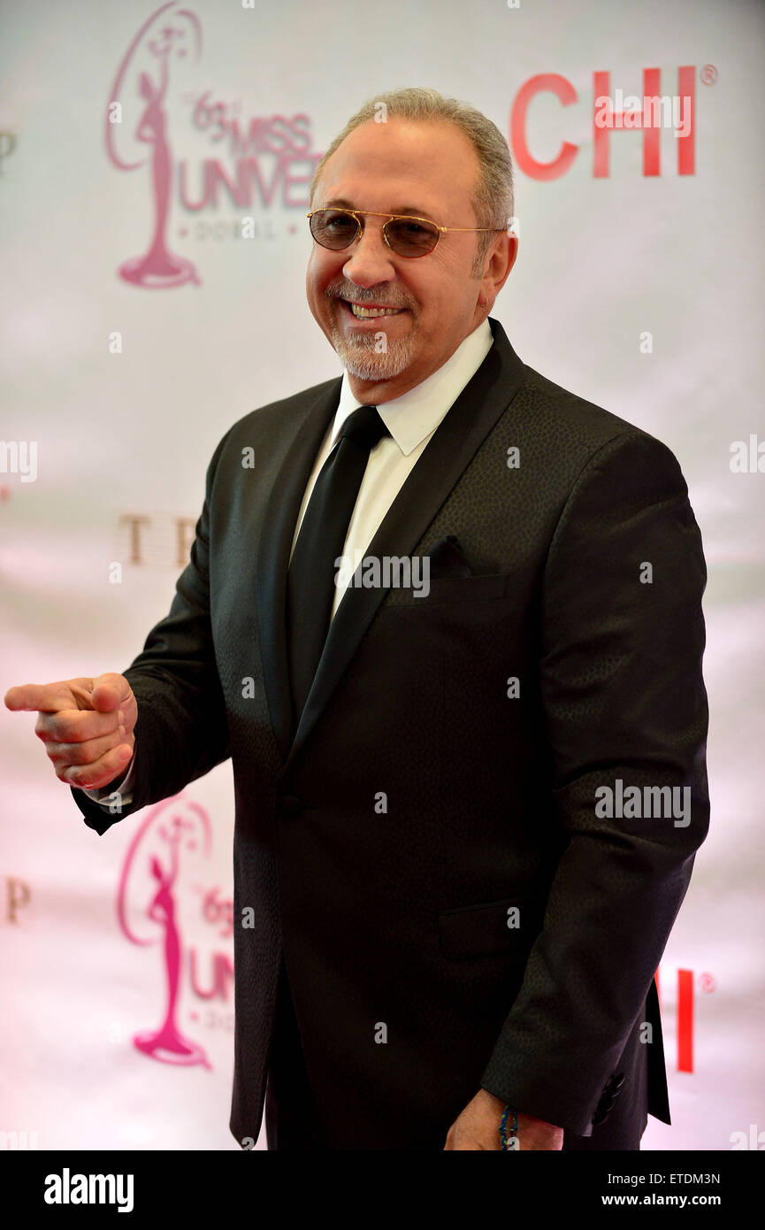 Le 63e Congrès annuel de défilé de Miss Univers au Trump Doral National - Tapis rouge avec des arrivées : Emilio Estefan Où : Doral, Florida, United States Quand : 25 Jan 2015 : Crédit Photographie/WENN.com JLN Banque D'Images