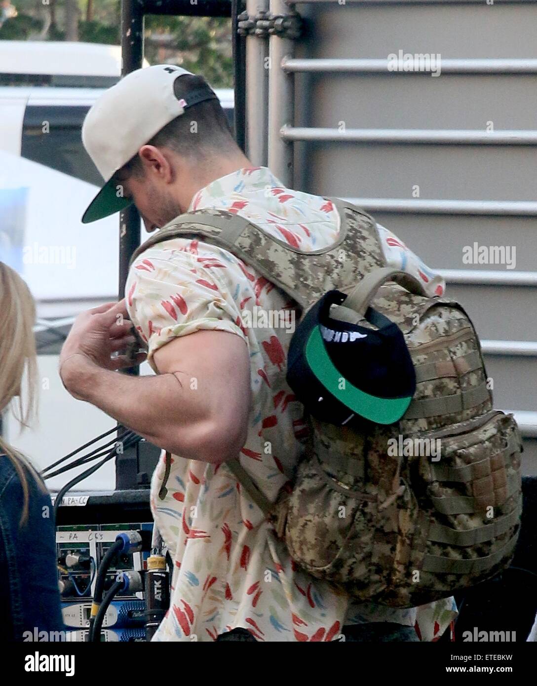 La chanteuse de country Sam Hunt arrivant à Jimmy Kimmel Live ! À Hollywood avec : Sam Hunt Où : Los Angeles, United States, California, United States Quand : 02 Mar 2015 Crédit : Winston Burris/WENN.com Banque D'Images