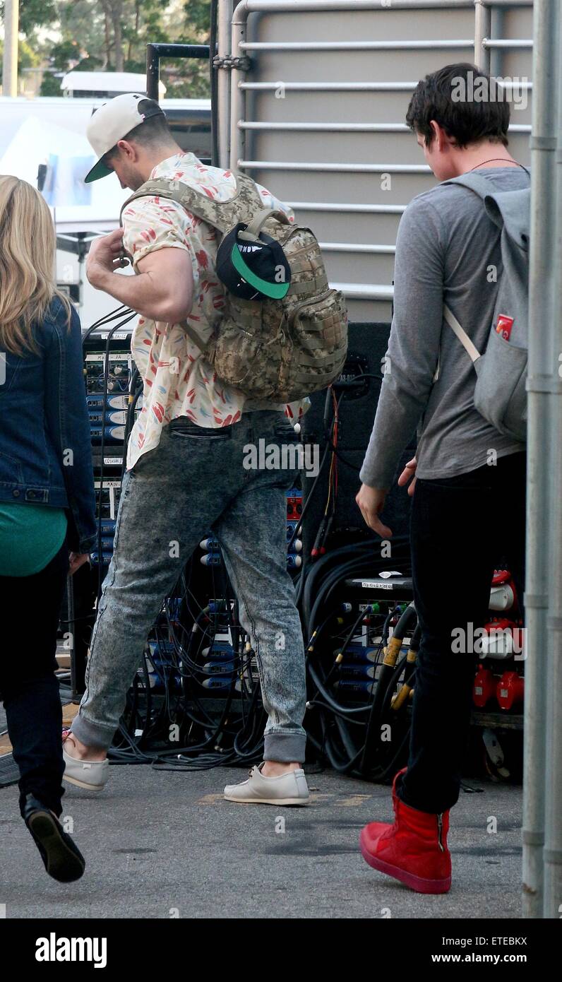 La chanteuse de country Sam Hunt arrivant à Jimmy Kimmel Live ! À Hollywood avec : Sam Hunt Où : Los Angeles, United States, California, United States Quand : 02 Mar 2015 Crédit : Winston Burris/WENN.com Banque D'Images