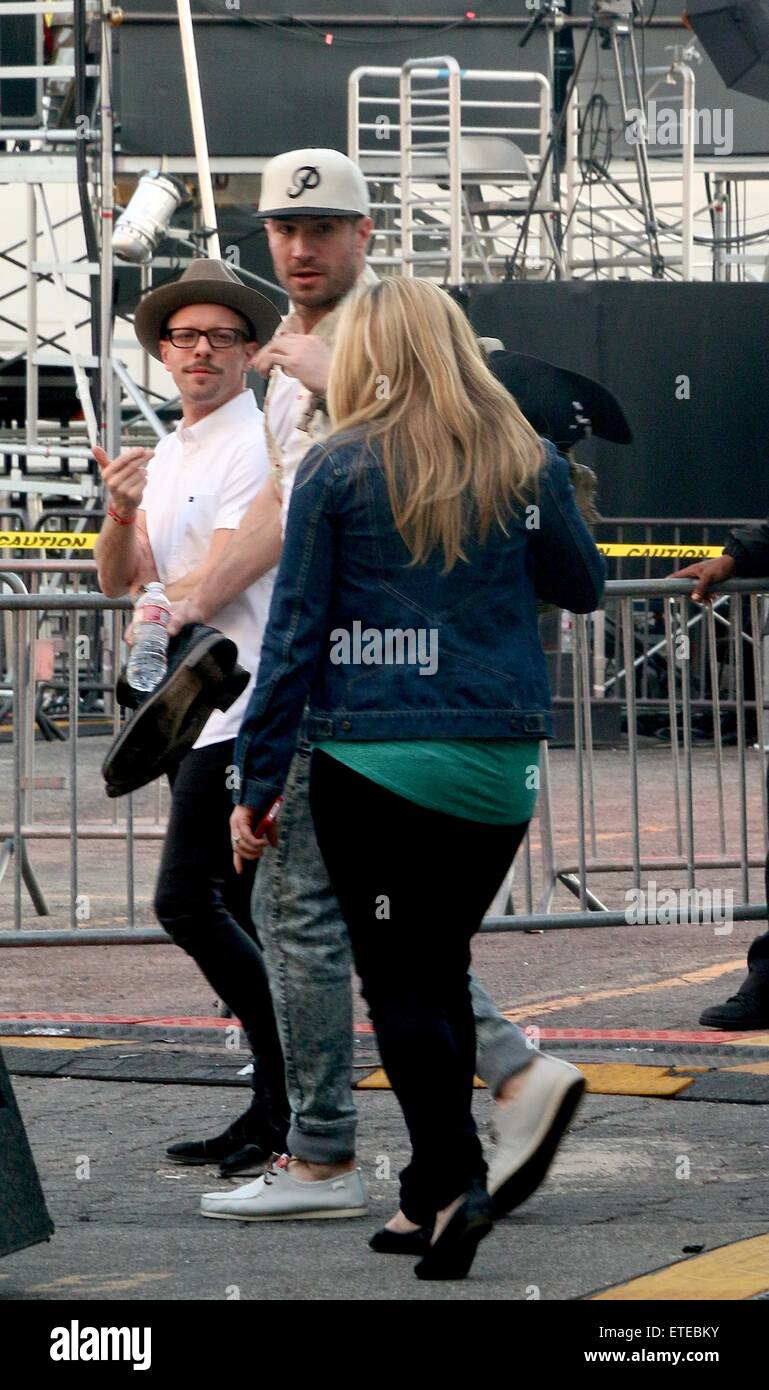 La chanteuse de country Sam Hunt arrivant à Jimmy Kimmel Live ! À Hollywood avec : Sam Hunt Où : Los Angeles, United States, California, United States Quand : 02 Mar 2015 Crédit : Winston Burris/WENN.com Banque D'Images