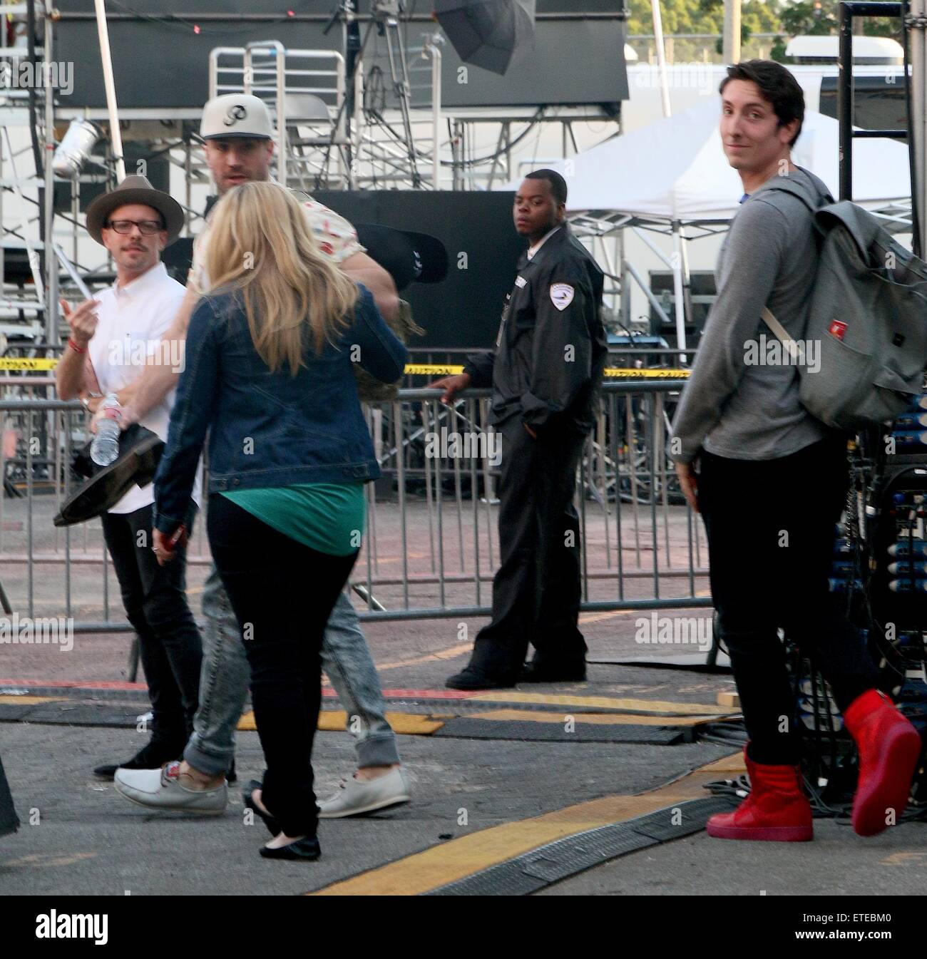 La chanteuse de country Sam Hunt arrivant à Jimmy Kimmel Live ! À Hollywood avec : Sam Hunt Où : Los Angeles, United States, California, United States Quand : 02 Mar 2015 Crédit : Winston Burris/WENN.com Banque D'Images