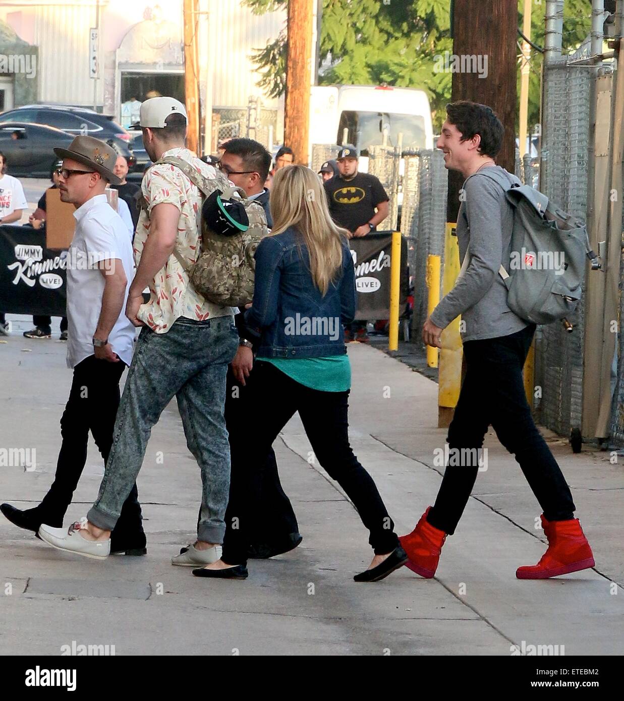 La chanteuse de country Sam Hunt arrivant à Jimmy Kimmel Live ! À Hollywood avec : Sam Hunt Où : Los Angeles, United States, California, United States Quand : 02 Mar 2015 Crédit : Winston Burris/WENN.com Banque D'Images