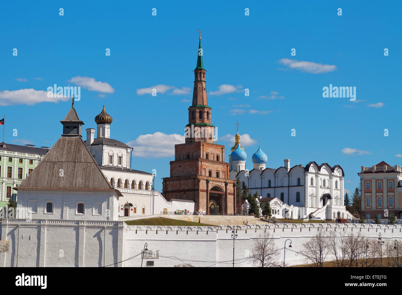 Avis de Kremlin de Kazan. La Russie Banque D'Images