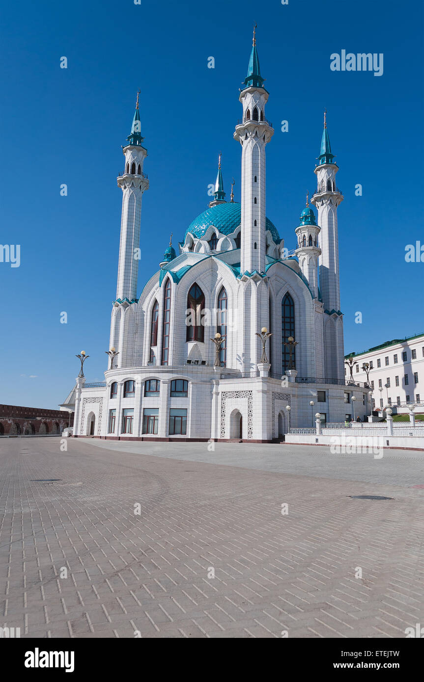 La mosquée Kul Sharif à Kazan Kremlin. La Russie. Banque D'Images