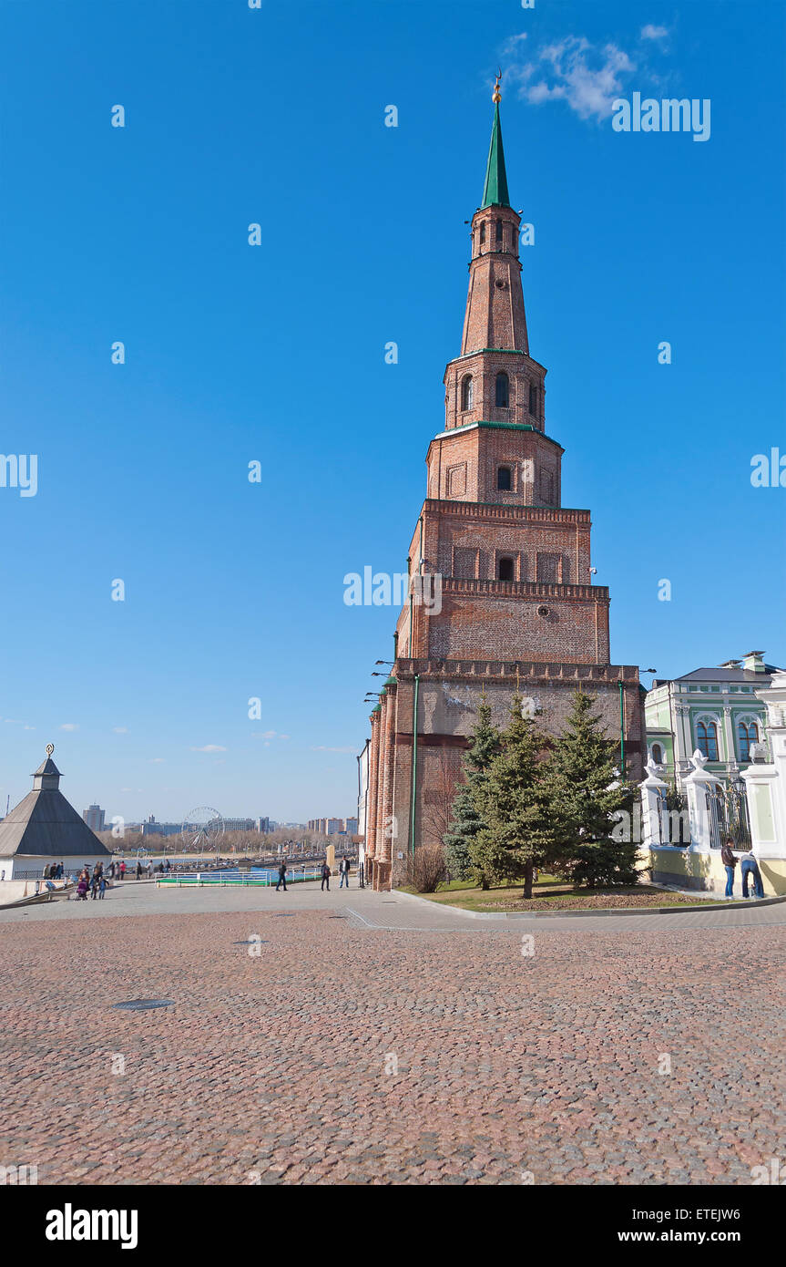 Tour Suumbike à Kazan Kremlin. Kazan. La Russie Banque D'Images