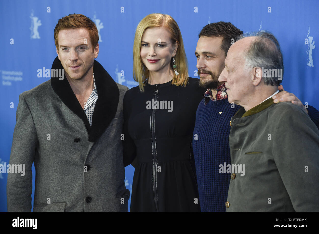 65e Festival International du Film de Berlin (Berlinale) - 'Queen of the Desert' - Photocall à l'hôtel Grand Hyatt comprend : Damian Lewis, Nicole Kidman, James Franco, Werner Herzog Où : Berlin, Allemagne Quand : 06 Mar 2015 Crédit : Euan Cherry/WENN.com Banque D'Images