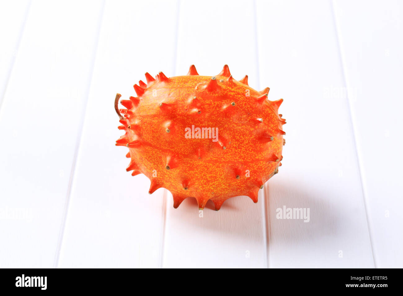 Fruit Kawani - melon à cornes Banque D'Images