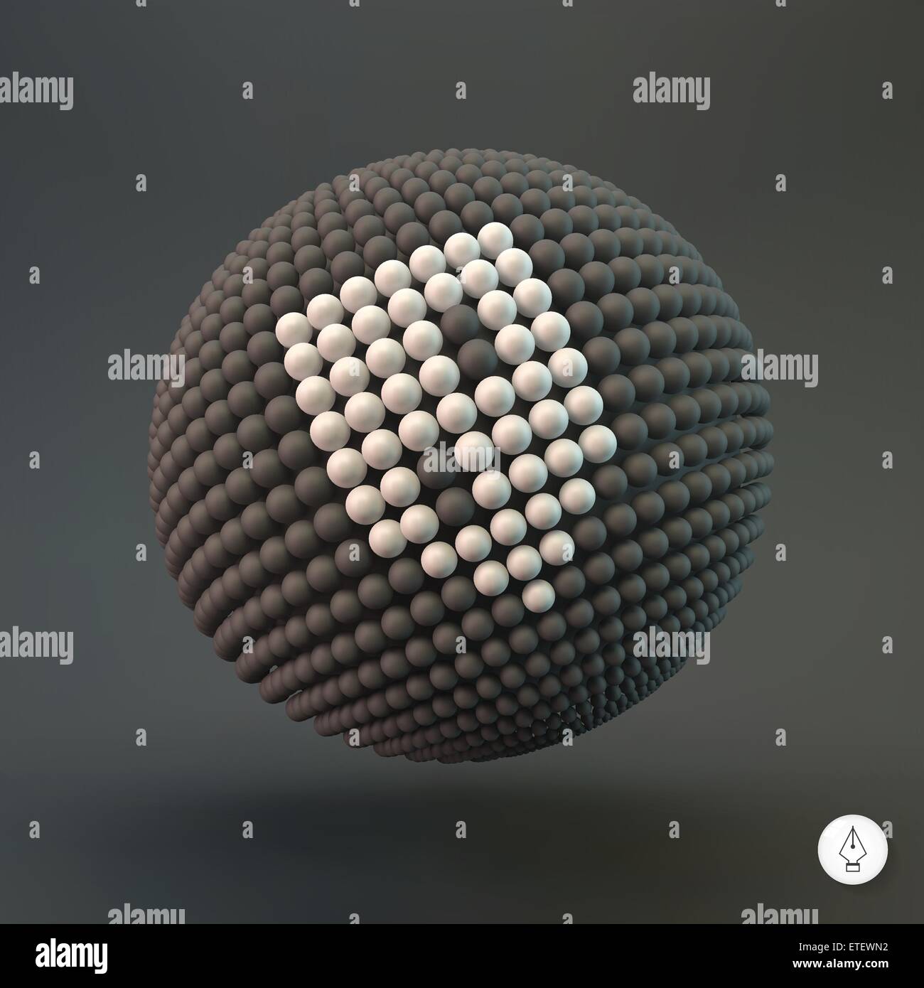 Icône de bouclier. Signe de sécurité Web. L'élément de conception. Illustration 3D de vecteur. Illustration de Vecteur