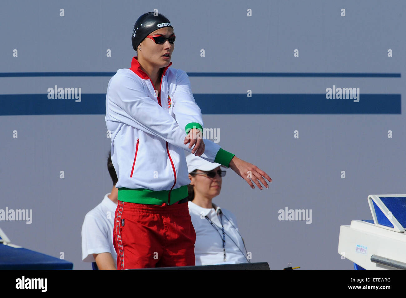 Rome, Italie. 13 Juin, 2015. 52e Trofeo Settecolli la natation. Boglarka Kapas (HUN) en concurrence dans le 200 m papillon pour les femmes : Action Crédit Plus Sport/Alamy Live News Banque D'Images