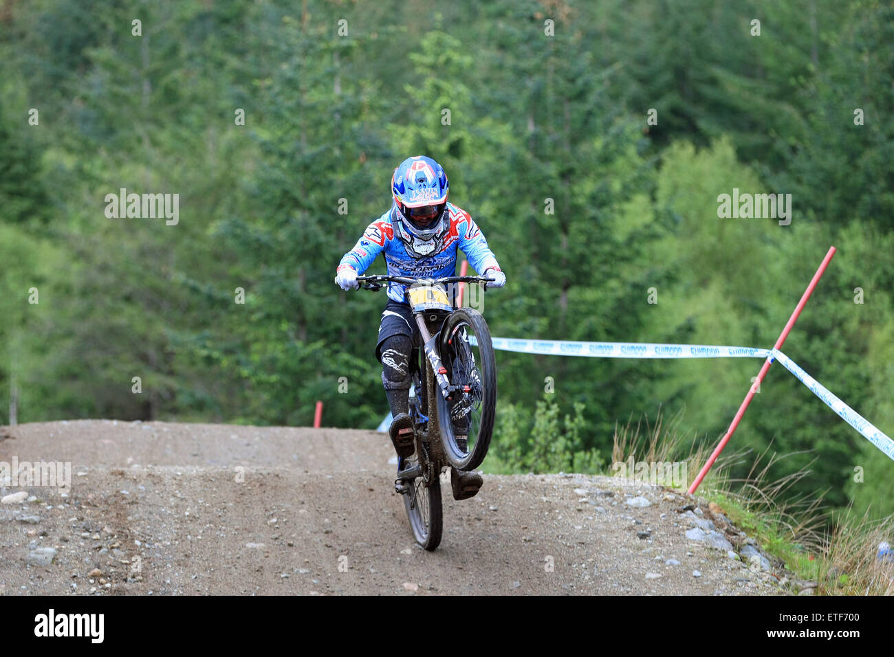 Danny Hart, MS Mondraker Team Coupe du Monde de vélo de montagne UCI à Fort William (Écosse), le 6 et 7 juin 2015 Banque D'Images