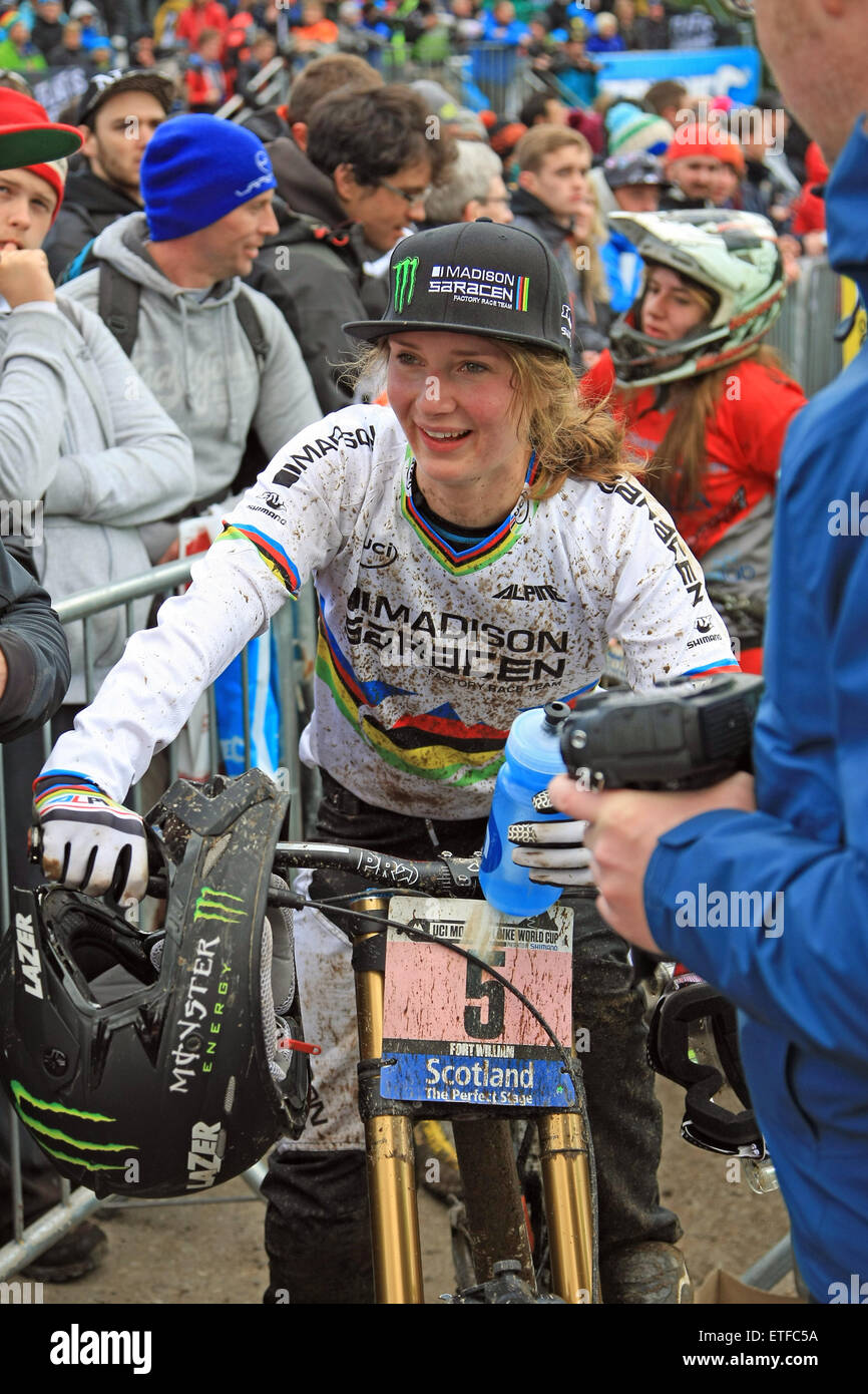 Coupe du Monde de vélo de montagne UCI à Fort William (Écosse), le 6 et 7 juin 2015 Banque D'Images