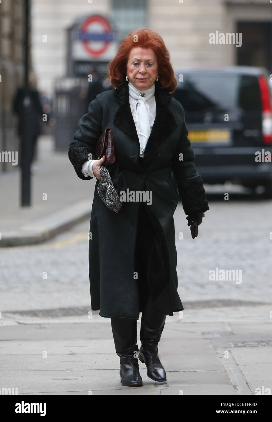 Le Service d'action de grâce pour la vie de Lynda Bellingham Pattemore OBE à Saint Stephens Walbrook comprend : Lynda La plante Où : London, Royaume-Uni Quand : 11 Mar 2015 Source : WENN.com Banque D'Images