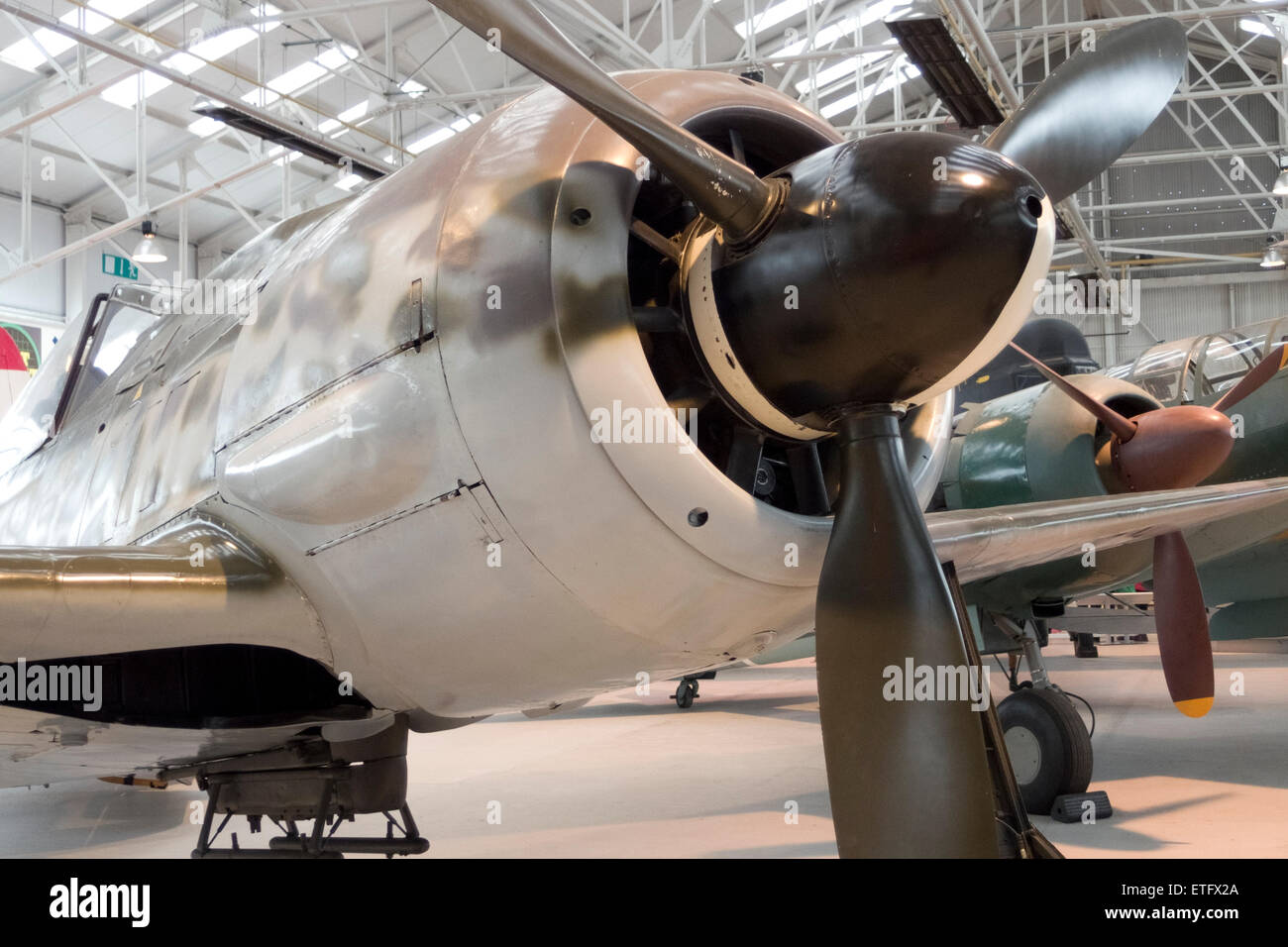 Avion de chasse allemand de la seconde guerre mondiale Banque d'image — free download
