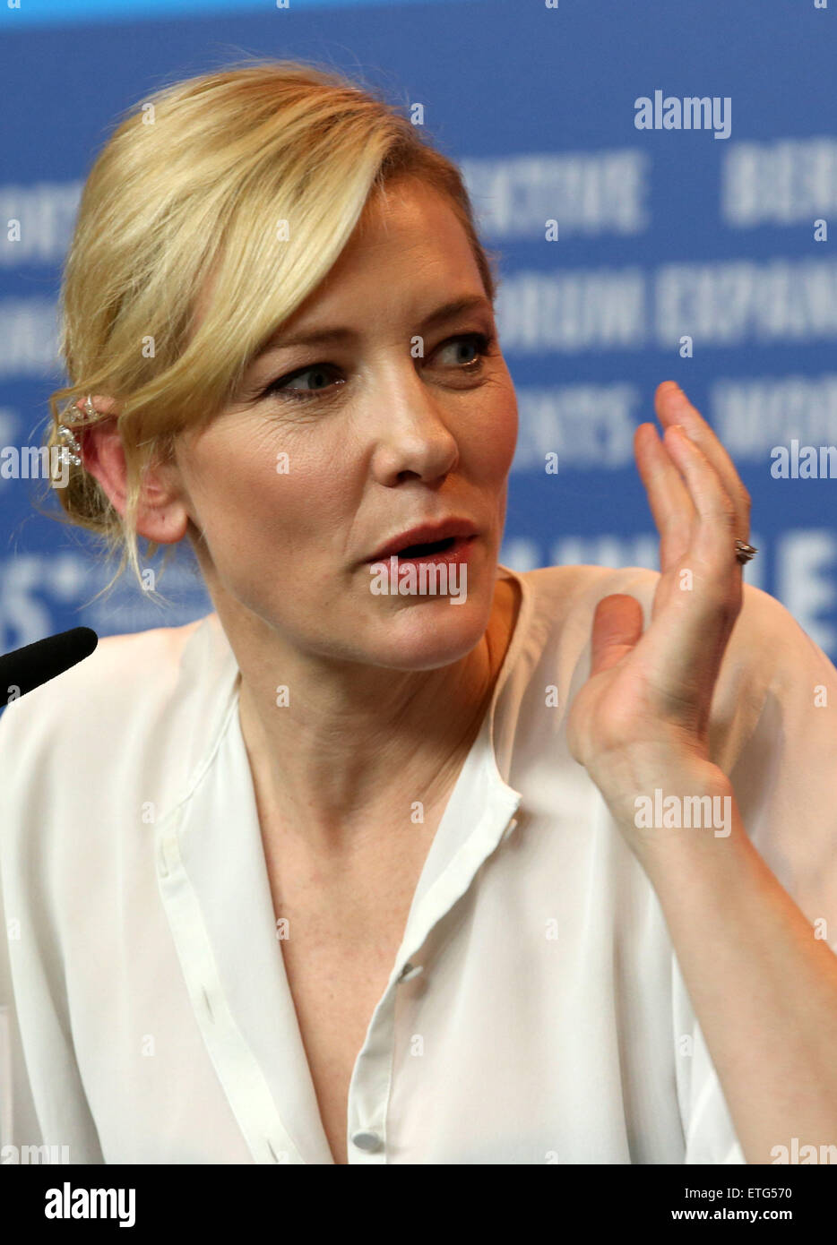 65e Festival International du Film de Berlin - 'Cinderella' - conférence de presse : Cate Blanchett Où : Berlin, Allemagne Quand : 13 février 2015 Source : WENN.com Banque D'Images