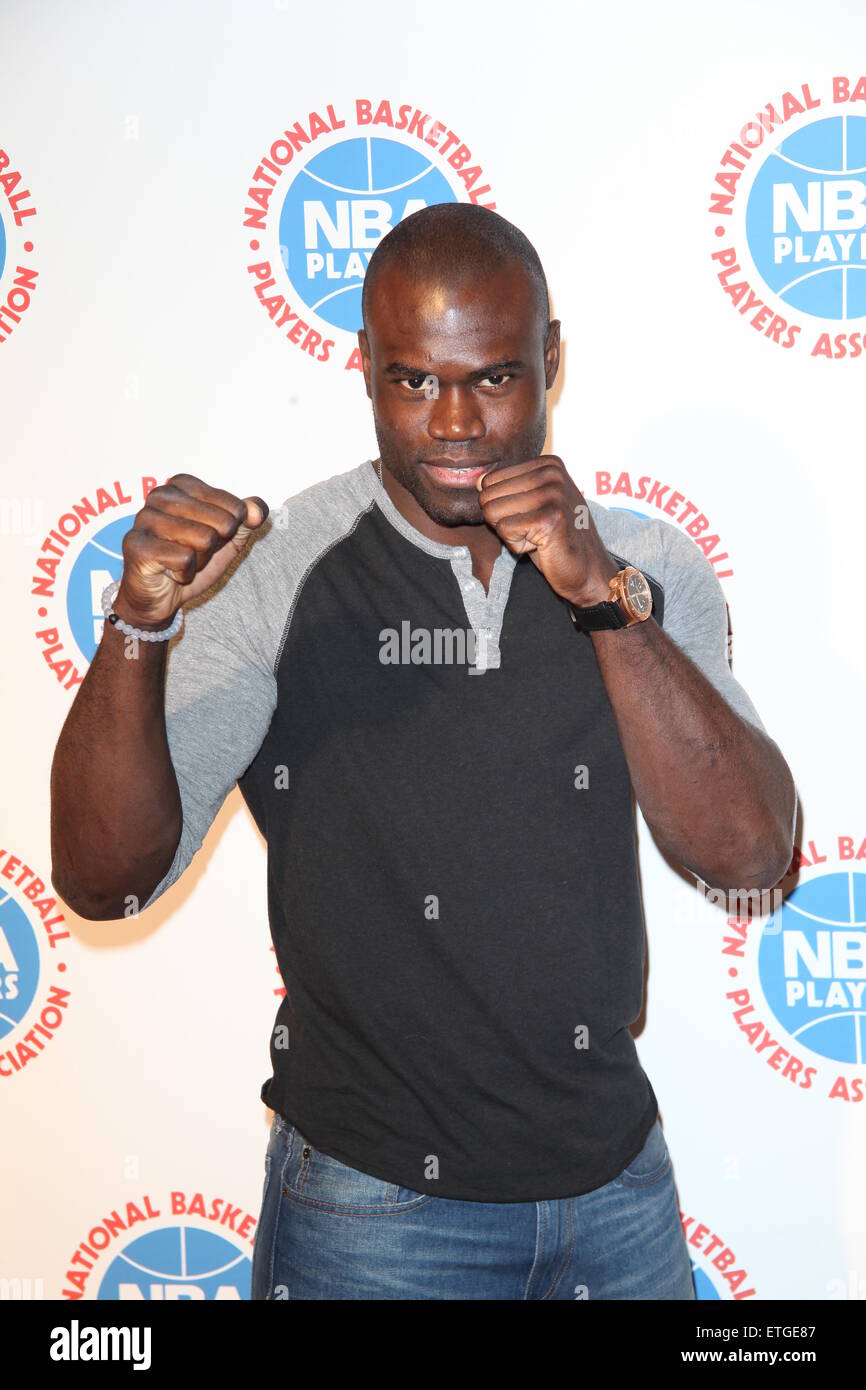 La National Basketball Players Association's Exclusive des joueurs All-Star 2015 Événement social présenté par BET Networks et hébergé par Puff Daddy Combs à capitale comprenant : Hall d'Urie, de poids moyen de l'UFC Fighter Où : NYC, New York, United States Quand : 16 Mar 2015 Credit : PNP/WENN.com Banque D'Images