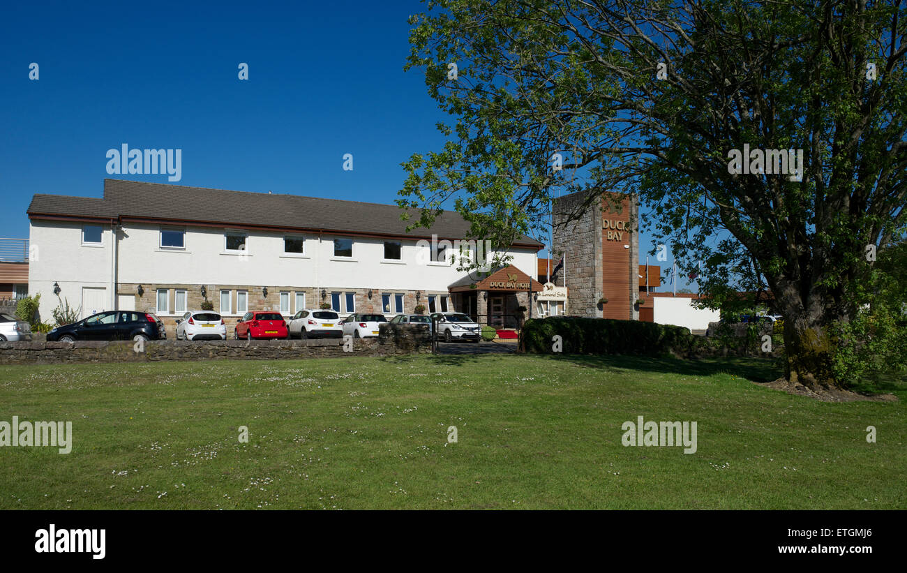 Duck Bay Hotel, Loch Lomond. Banque D'Images