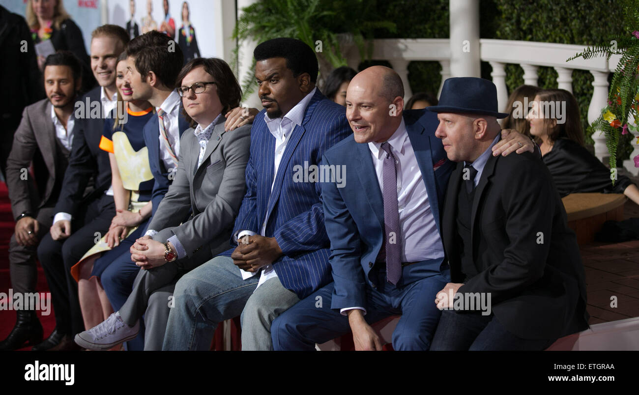 Les célébrités assister à Los Angeles Premiere de 'Hot Tub Time Machine 2' au Regency Village Theatre. Avec : Andrew Panay, Josh Heald, Gillian Jacobs, Adam Scott, Clark Duke, Craig Robinson, Rob Corddry, Steve Pink Où : Los Angeles, California, United States Quand : 18 Mar 2015 Crédit : Brian à/WENN.com Banque D'Images