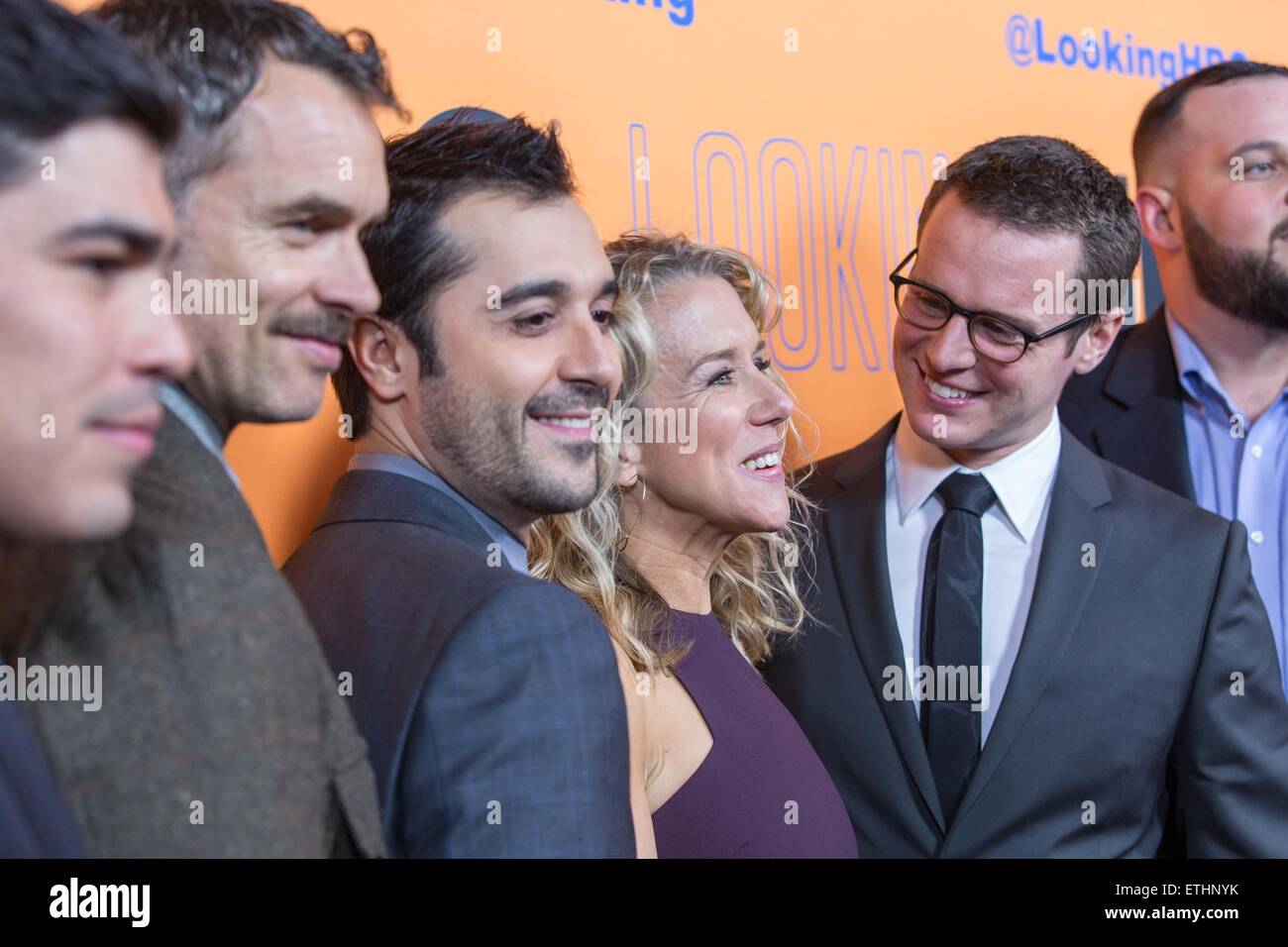 HBO présente la première mondiale de 'À' - Arrivées comprend : Raul Castillo, Murray Bartlett, Frankie J. Alvarez, Lauren Weedman, Jonathan Groff Où : San Francisco, California, United States Quand : 07 Jan 2015 Credit : Drew Altizer/WENN.com Banque D'Images