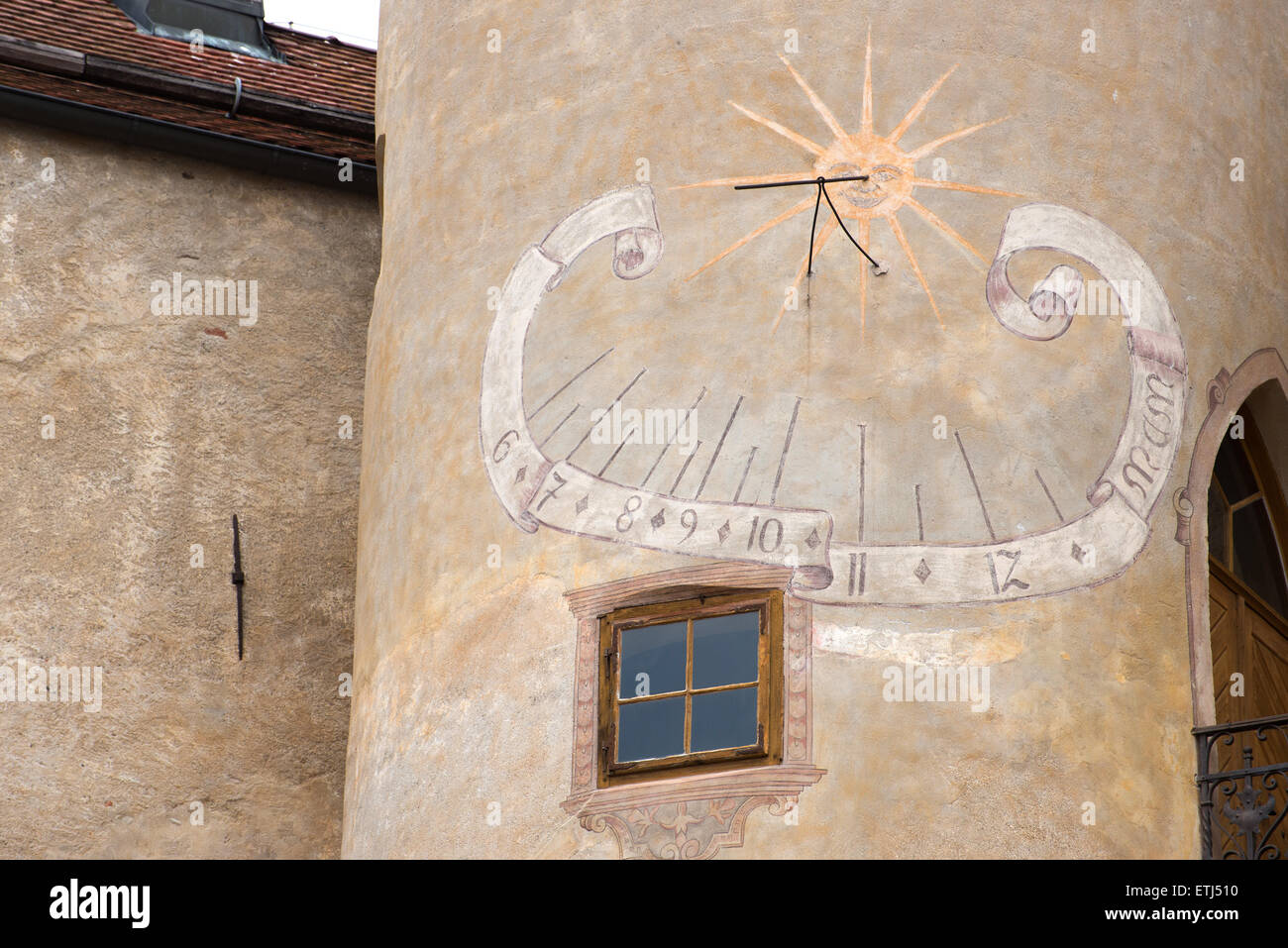 Château de Brunico, Messner Mountain Museum, MMM Ripa, Bruneck, Brunico, le Tyrol du Sud, Italie Banque D'Images