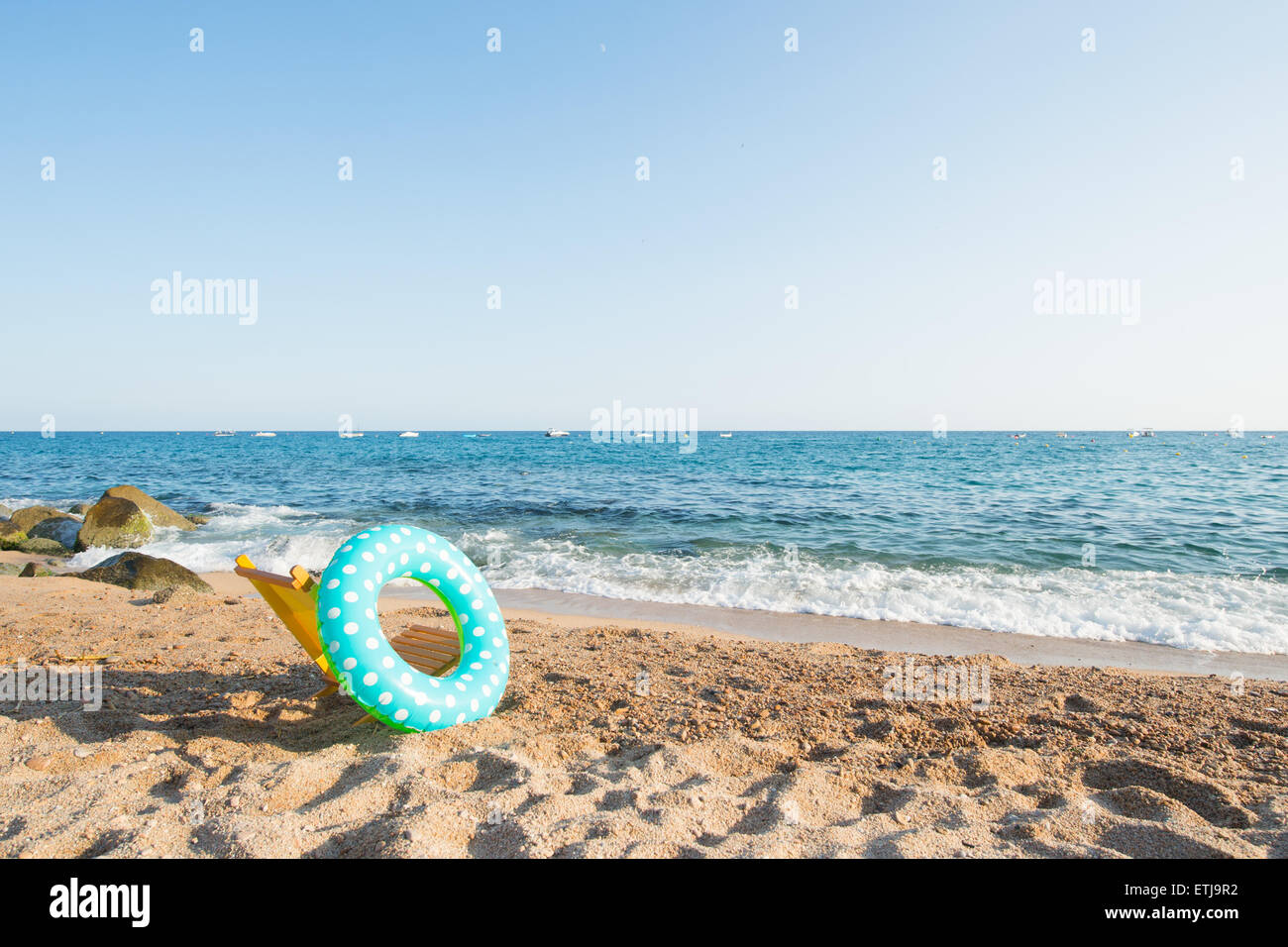 Vide paysage Costa Brava Banque D'Images