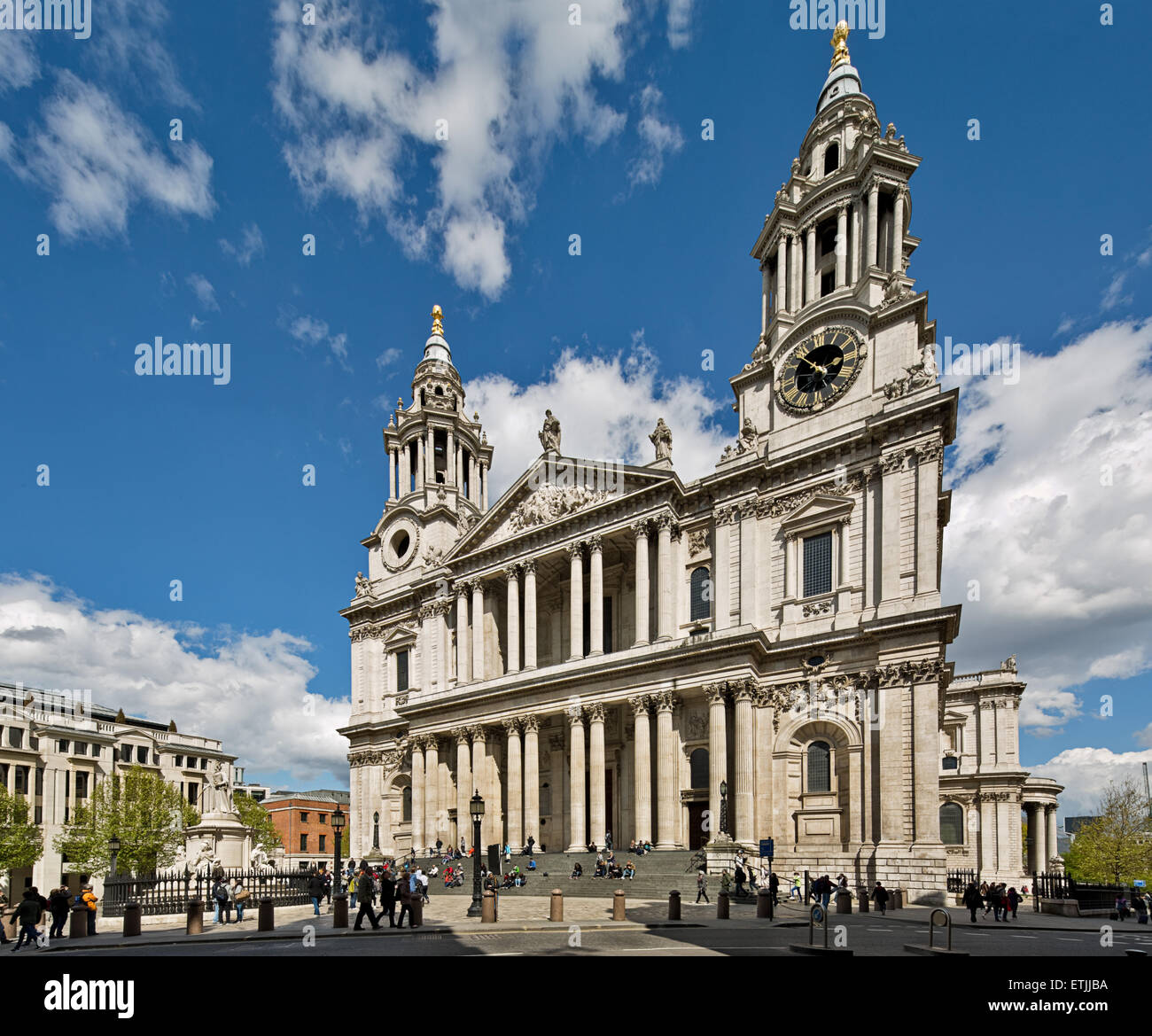 La Cathédrale St Paul à Londres conçu par Sir Christopher Wren Banque D'Images