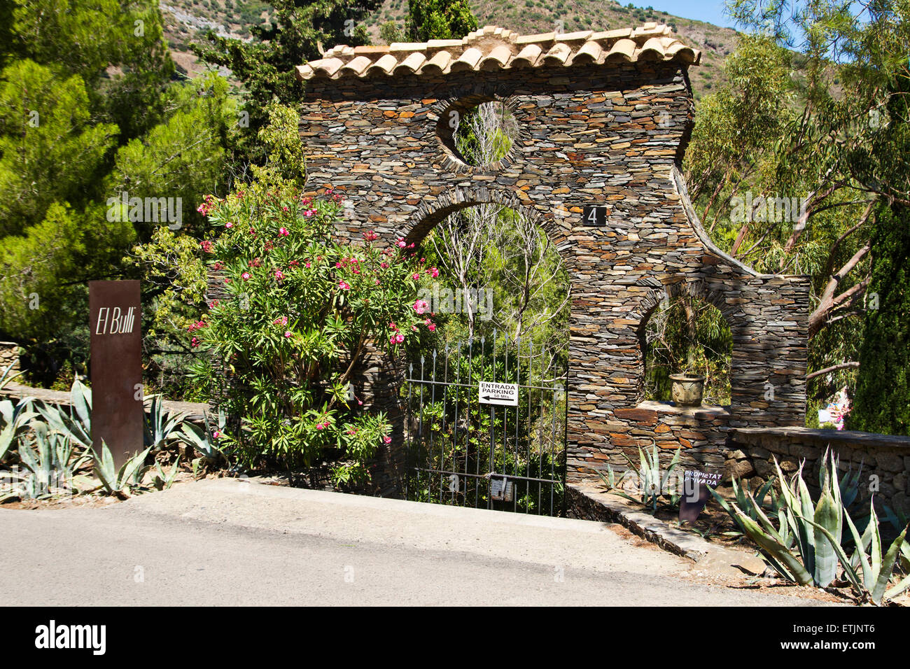'El Bulli' restaurant. Montjoi bay. Roses. Banque D'Images