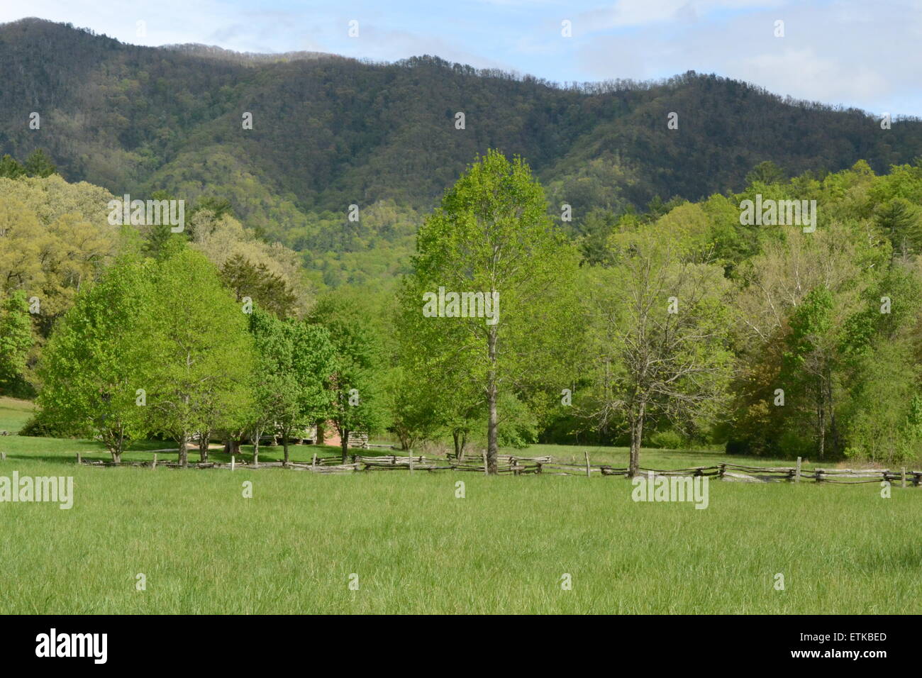 Cades Cove, Great Smokey Mountain National Park Banque D'Images