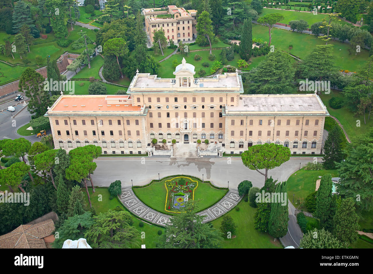 Résidence du Pape au Vatican, Rome Banque D'Images