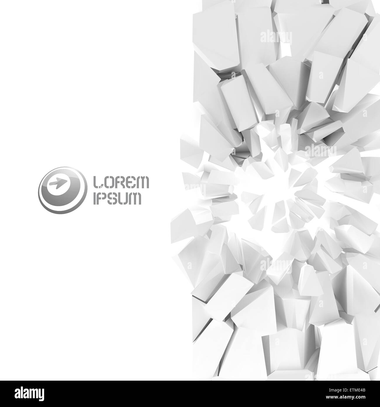 Fond fissuré. Vector illustration. Illustration de Vecteur