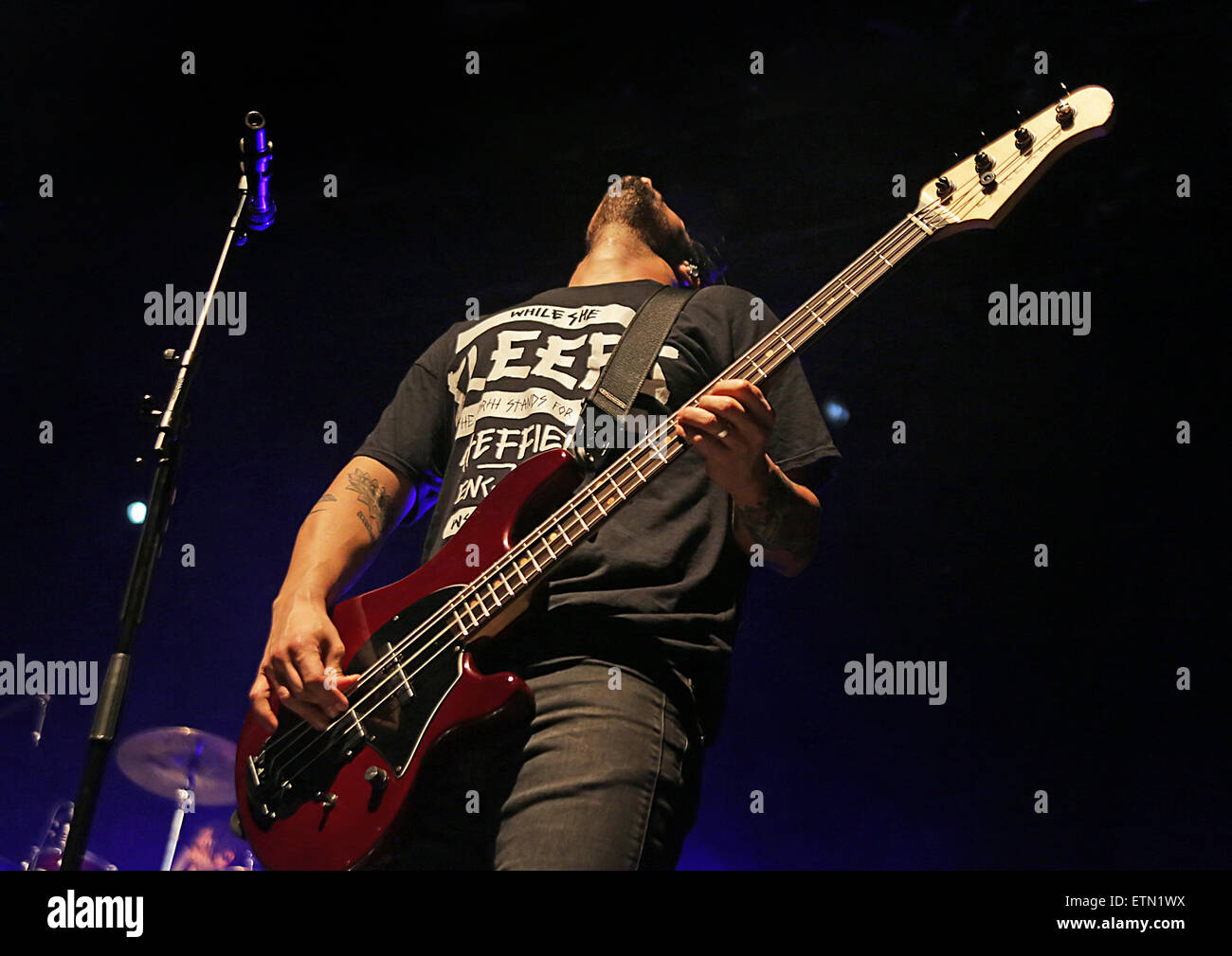 Papa Roach en live sur scène à la Manchester Academy comprend : Tobin Esperance Où : Manchester, Royaume-Uni Quand : 15 Mar 2015 Crédit : Sakura/WENN.com Banque D'Images