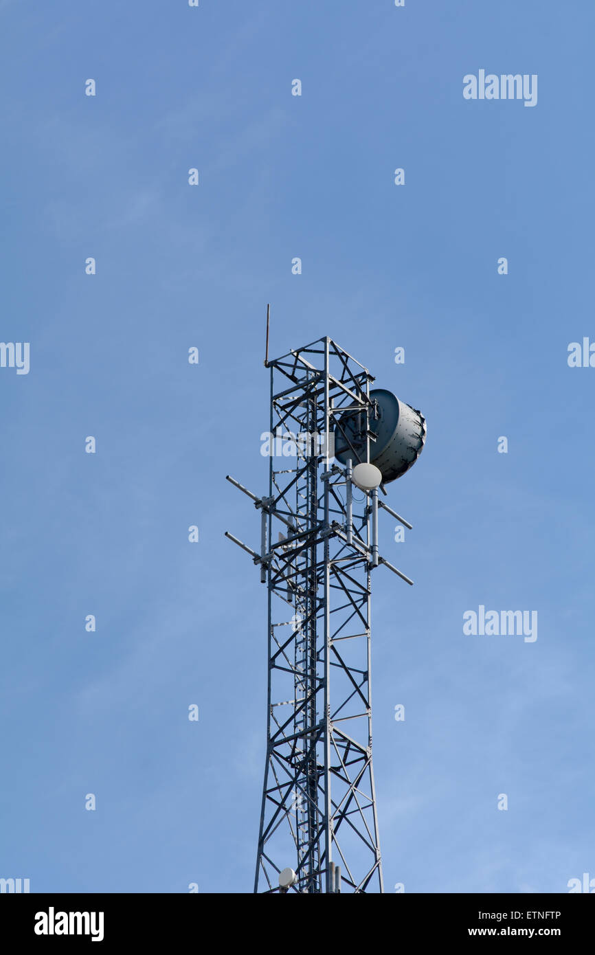 Mât de téléphonie mobile Banque D'Images