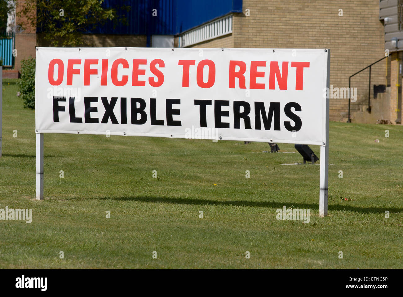 Bureaux à louer - Conditions flexibles signer en périphérie de Industrial Estate à Bedford Bedfordshire Angleterre Banque D'Images